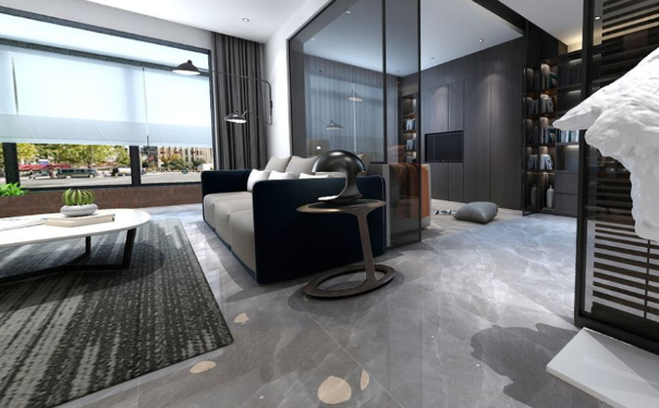 尊龙凯时人生就是搏灰色瓷砖卧室效果图