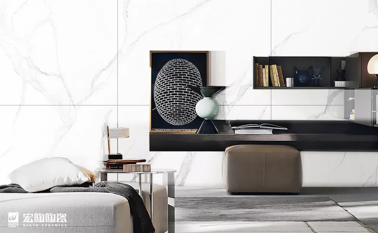 尊龙凯时人生就是搏恣意连纹白瓷砖地砖装修效果图