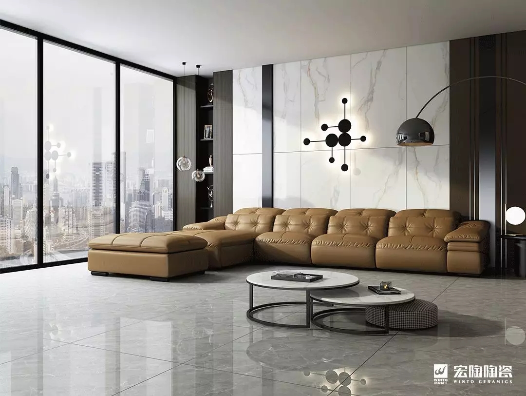 尊龙凯时人生就是搏地砖差别气概的书房装修效果图