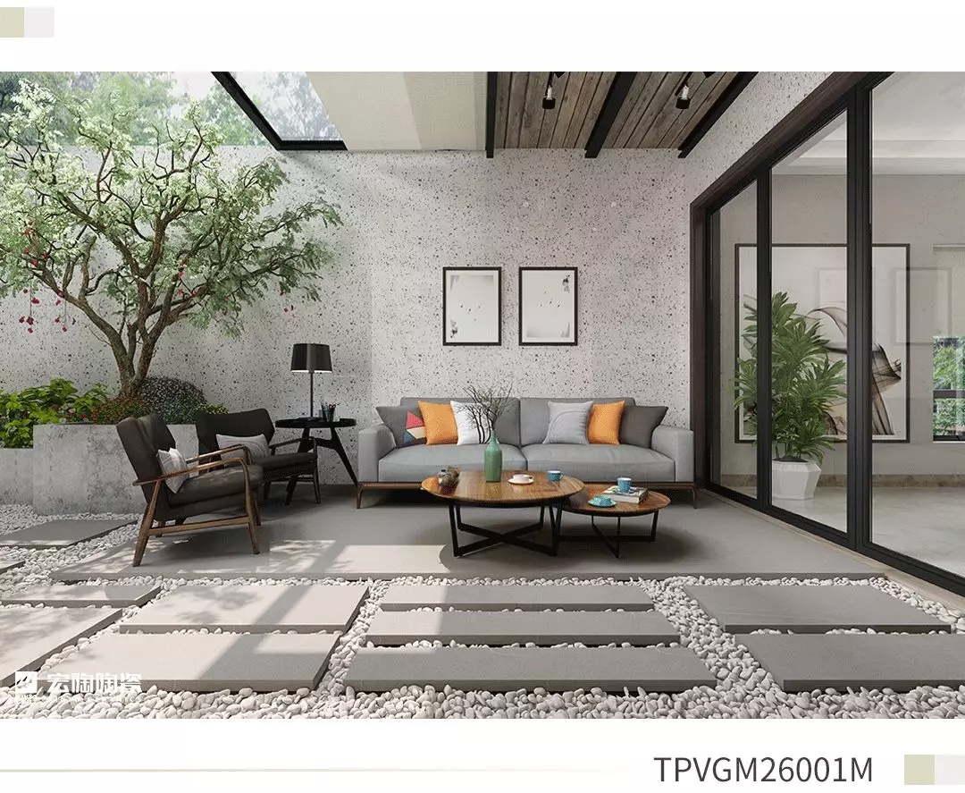 尊龙凯时人生就是搏TPVGM26001M瓷砖地砖生涯小阳台效果图